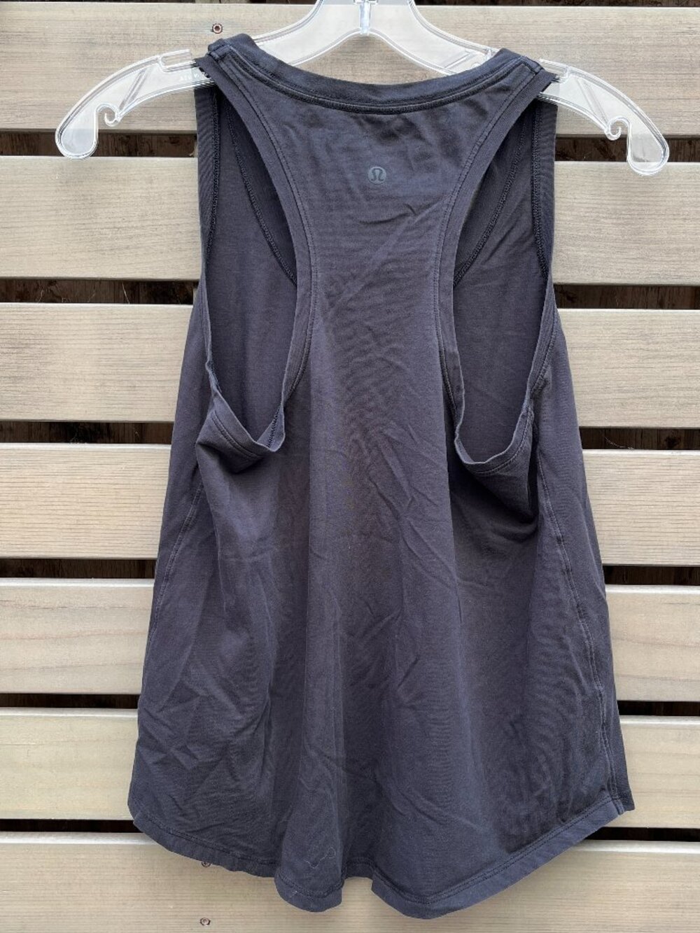 Lululemon Pima Cotton Love Tank Top Solid Black Sz 6
